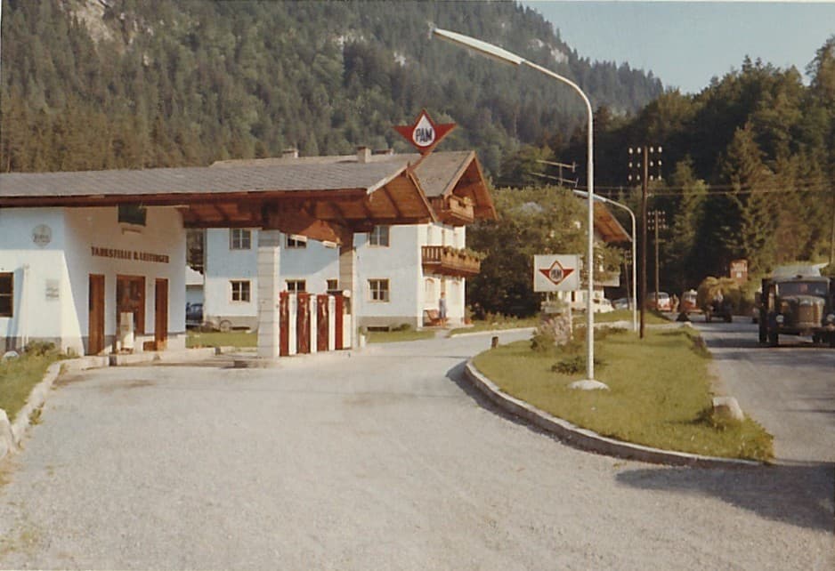 Tankstelle Ortseinfahrt Süd - Damals