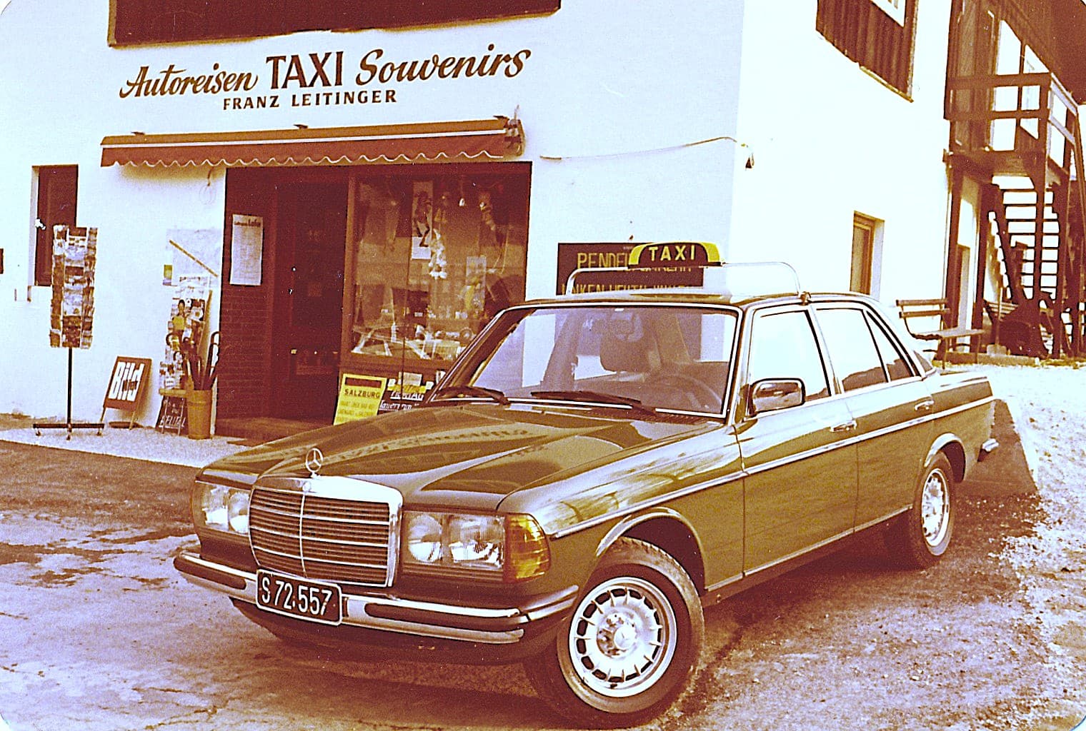 Reisebüro Taxi Souvenir Leitinger - Damals