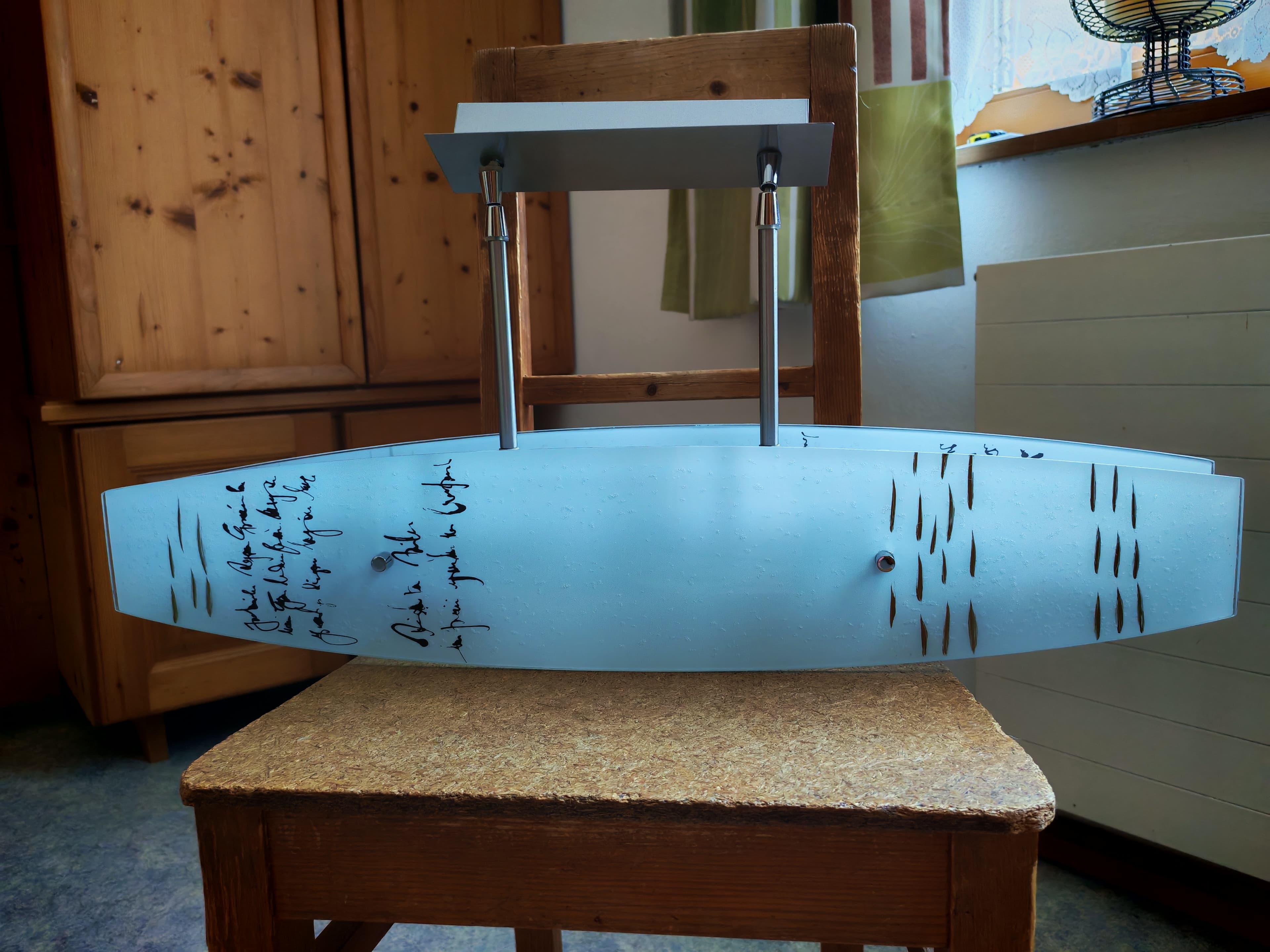 Hängelampe Glasdesign